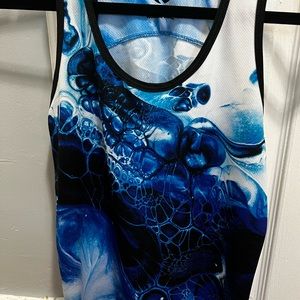 InknBurn Blue Ink Singlet